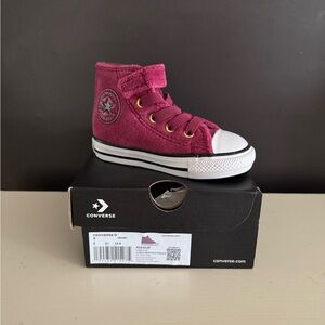 NEW Converse Kids High-Top Sneakers - Berry